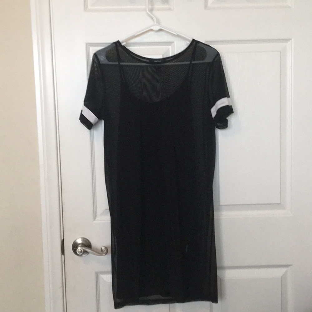 Mesh Jersey Dress